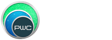prowebsitecreators Logo with Text White 180w