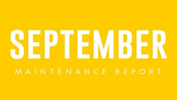 PWC MAINTENANCE sEPTEMBER