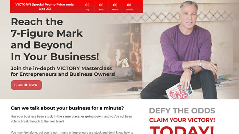 Victory MasterClass Portfolio Image Victory MasterClass Portfolio Image