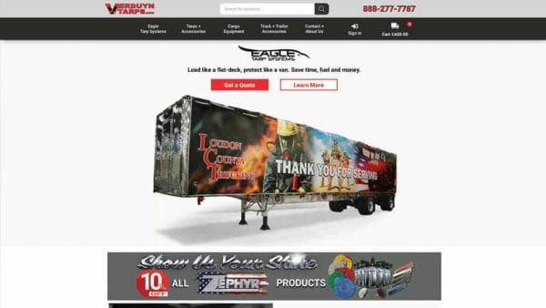 Verduyn Tarps Pro Website Creators portfolio