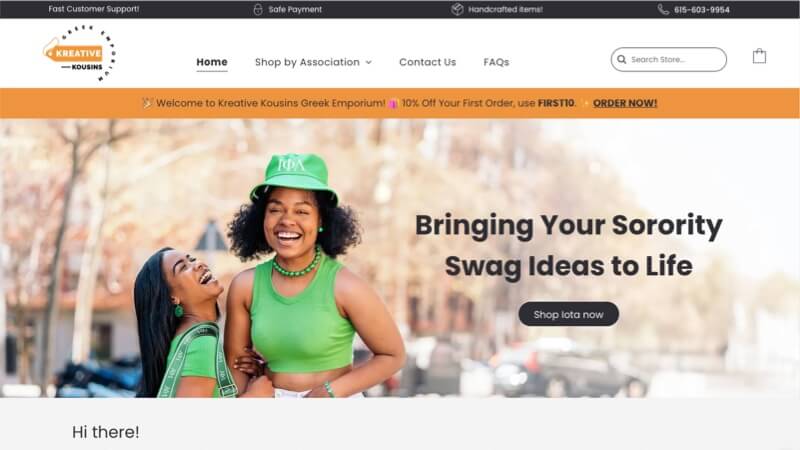Kreative Kousins Greek Emporium Online Store Pro Website Creators Portfolio Image Kreative Kousins Greek Emporium Online Store Pro Website Creators Portfolio Image